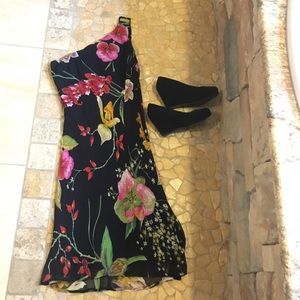 SOLD Gorgeous One Shoulder Dress sz 10